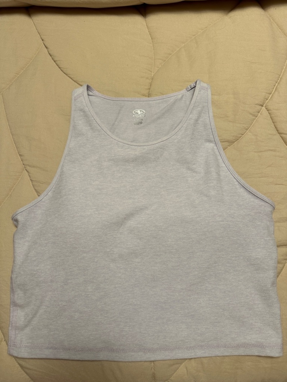 Light Lilac Cropped Tank Top
